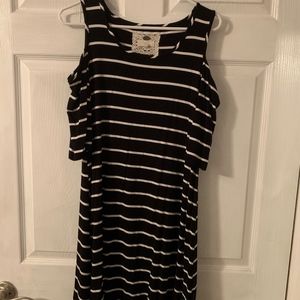 Cupio knee length cold shoulder dress